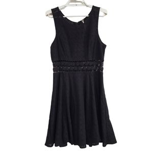 Free People Lacey Eyelet Cutout Dress A Line Mini Daisy Sleeveless Classy Lined